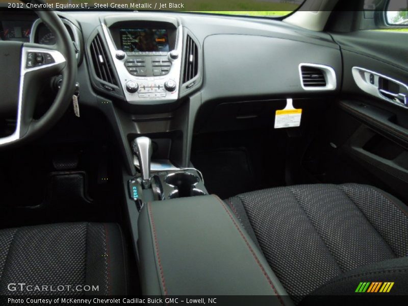 Steel Green Metallic / Jet Black 2012 Chevrolet Equinox LT