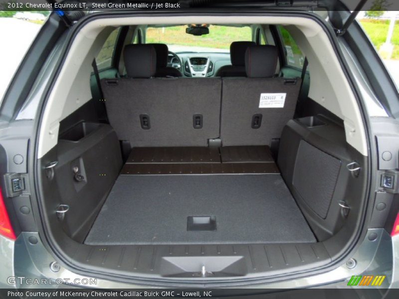 Steel Green Metallic / Jet Black 2012 Chevrolet Equinox LT