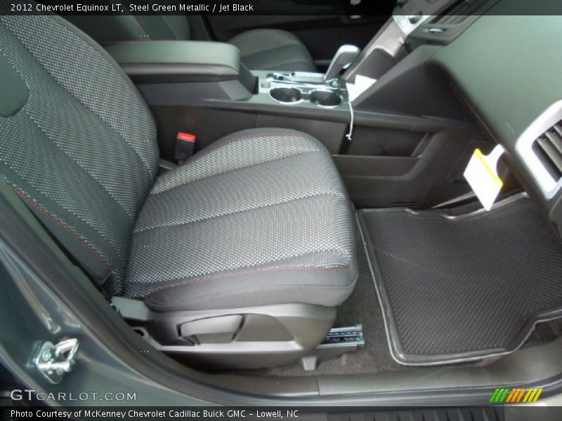 Steel Green Metallic / Jet Black 2012 Chevrolet Equinox LT