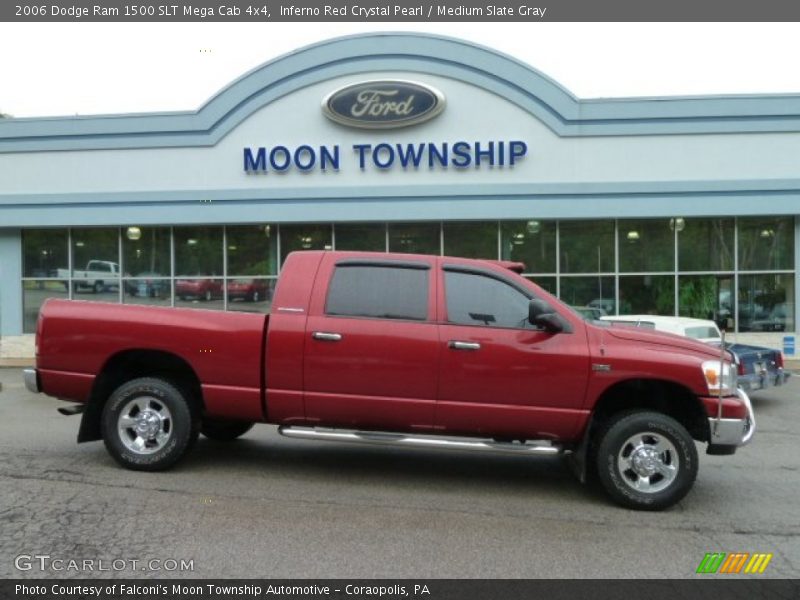 Inferno Red Crystal Pearl / Medium Slate Gray 2006 Dodge Ram 1500 SLT Mega Cab 4x4