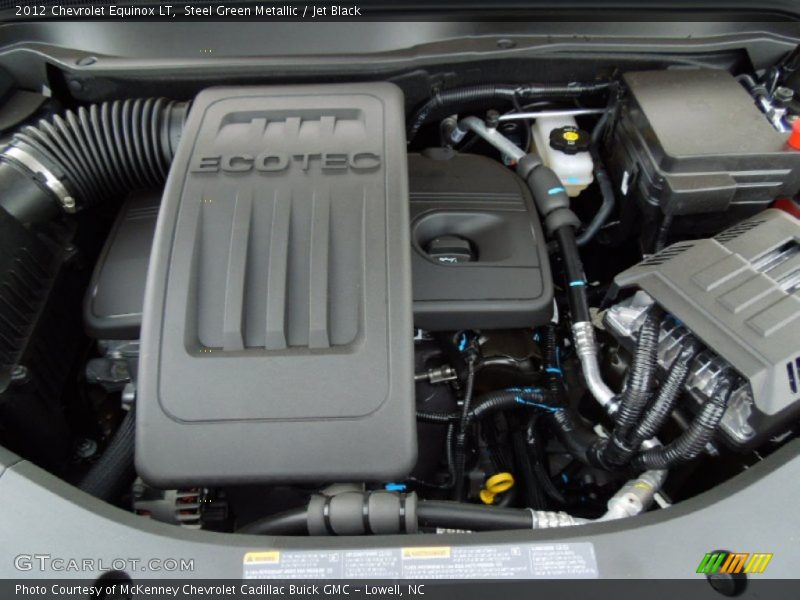 Steel Green Metallic / Jet Black 2012 Chevrolet Equinox LT