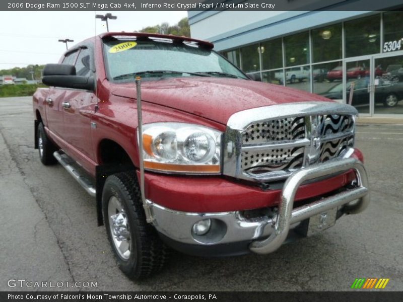 Inferno Red Crystal Pearl / Medium Slate Gray 2006 Dodge Ram 1500 SLT Mega Cab 4x4