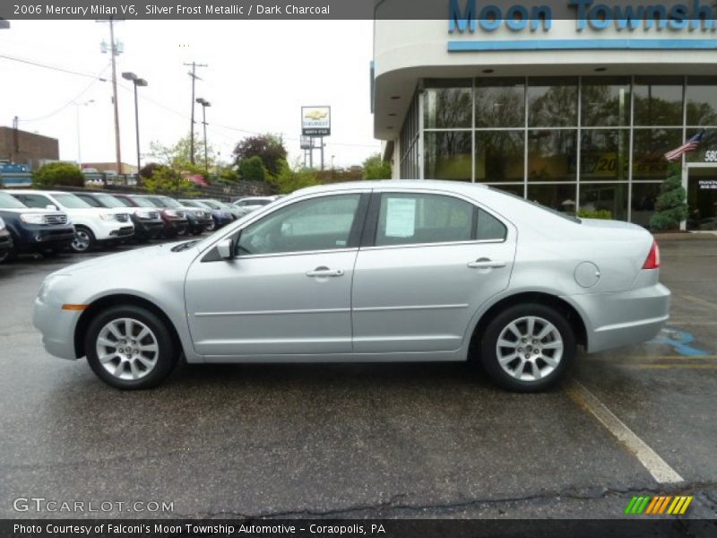 Silver Frost Metallic / Dark Charcoal 2006 Mercury Milan V6