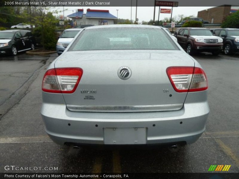 Silver Frost Metallic / Dark Charcoal 2006 Mercury Milan V6