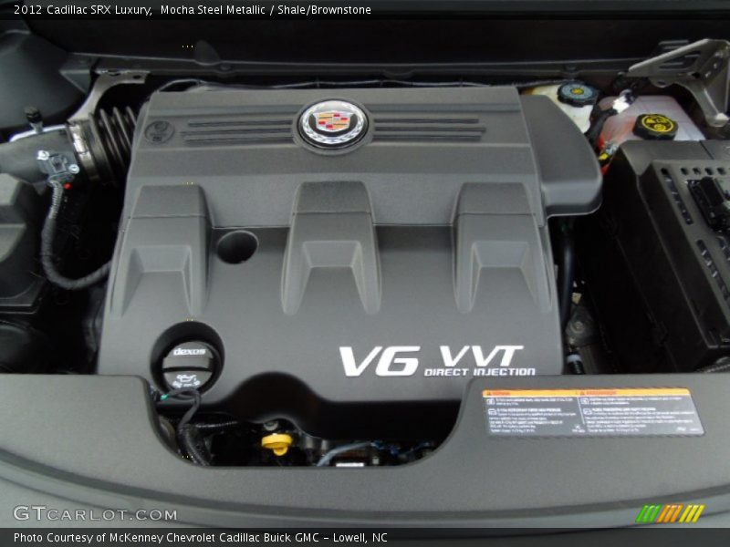 Mocha Steel Metallic / Shale/Brownstone 2012 Cadillac SRX Luxury