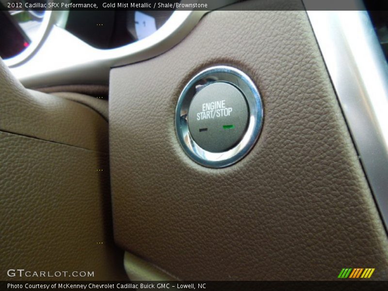 Gold Mist Metallic / Shale/Brownstone 2012 Cadillac SRX Performance