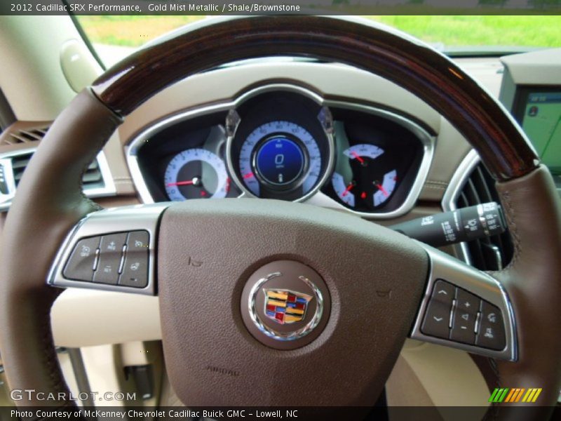 Gold Mist Metallic / Shale/Brownstone 2012 Cadillac SRX Performance