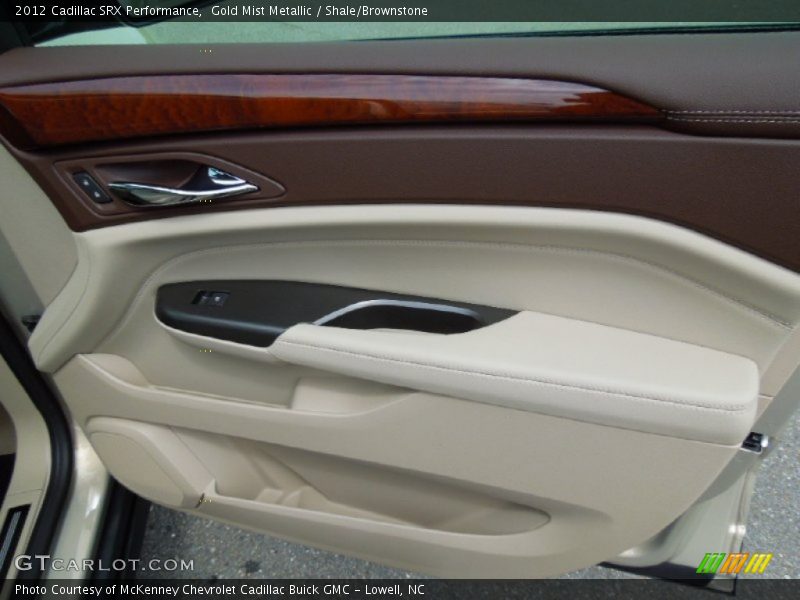 Gold Mist Metallic / Shale/Brownstone 2012 Cadillac SRX Performance