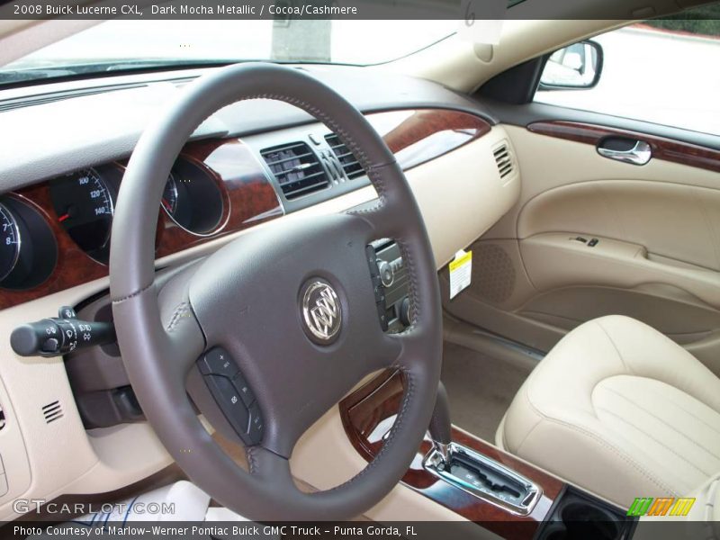 Dark Mocha Metallic / Cocoa/Cashmere 2008 Buick Lucerne CXL