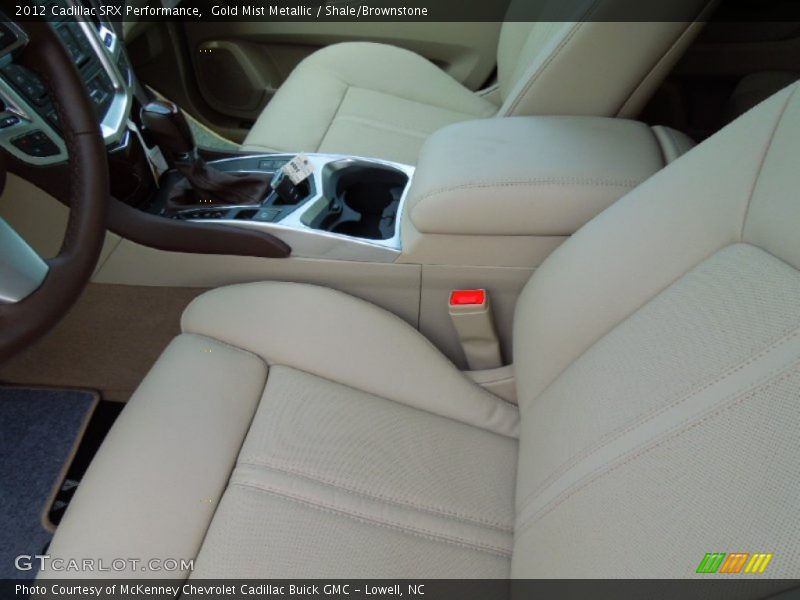 Gold Mist Metallic / Shale/Brownstone 2012 Cadillac SRX Performance