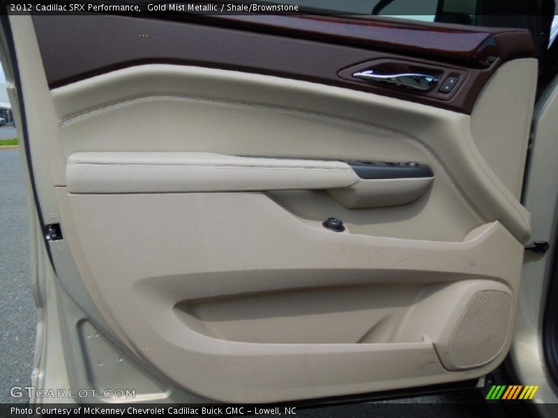 Gold Mist Metallic / Shale/Brownstone 2012 Cadillac SRX Performance