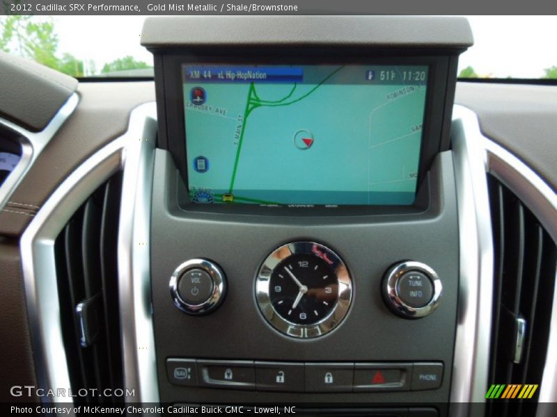 Gold Mist Metallic / Shale/Brownstone 2012 Cadillac SRX Performance