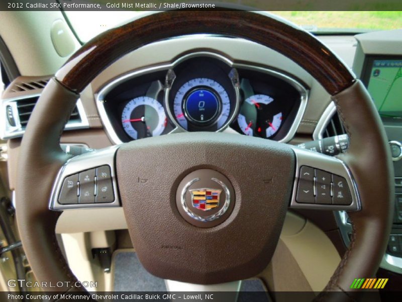 Gold Mist Metallic / Shale/Brownstone 2012 Cadillac SRX Performance