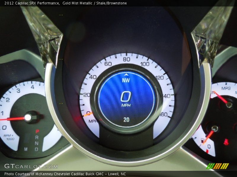 Gold Mist Metallic / Shale/Brownstone 2012 Cadillac SRX Performance