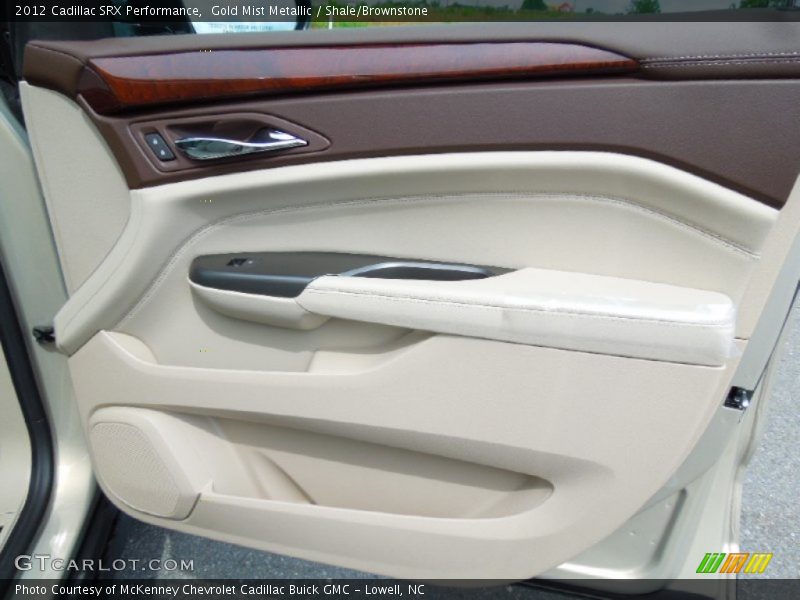 Gold Mist Metallic / Shale/Brownstone 2012 Cadillac SRX Performance