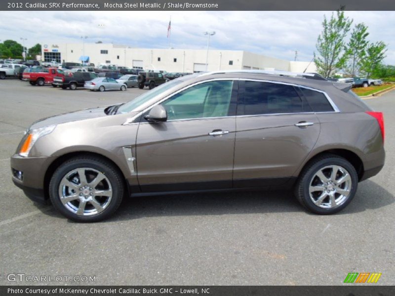 Mocha Steel Metallic / Shale/Brownstone 2012 Cadillac SRX Performance