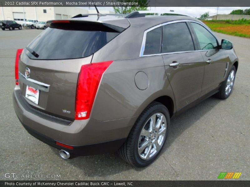 Mocha Steel Metallic / Shale/Brownstone 2012 Cadillac SRX Performance