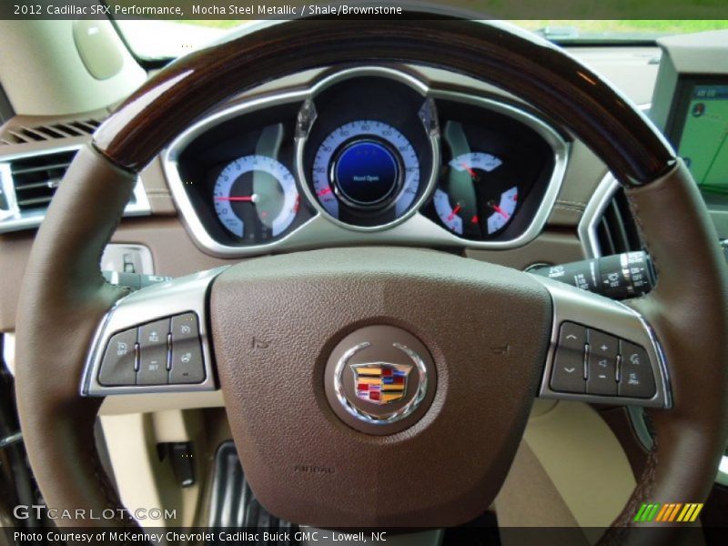 Mocha Steel Metallic / Shale/Brownstone 2012 Cadillac SRX Performance