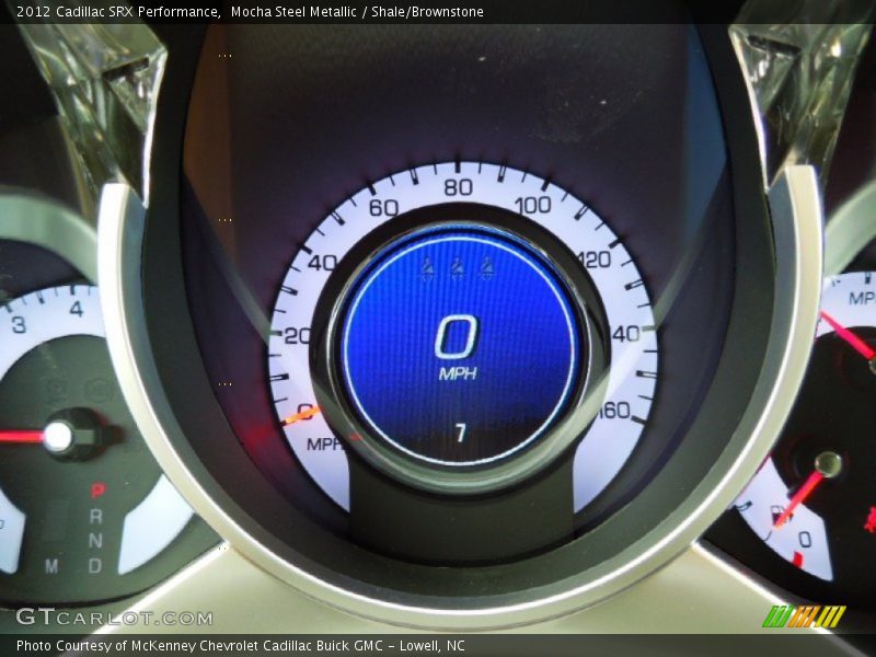 Mocha Steel Metallic / Shale/Brownstone 2012 Cadillac SRX Performance