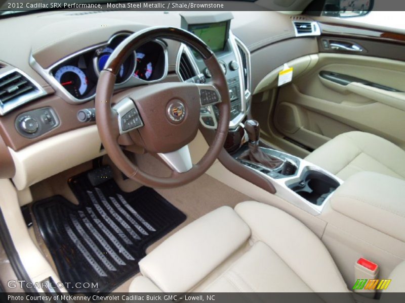 Mocha Steel Metallic / Shale/Brownstone 2012 Cadillac SRX Performance