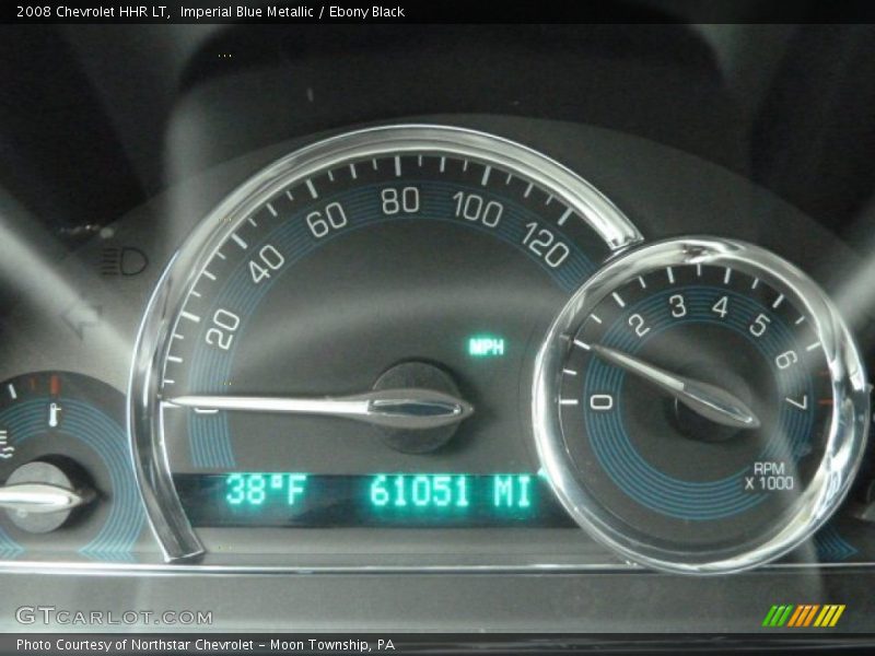 Imperial Blue Metallic / Ebony Black 2008 Chevrolet HHR LT