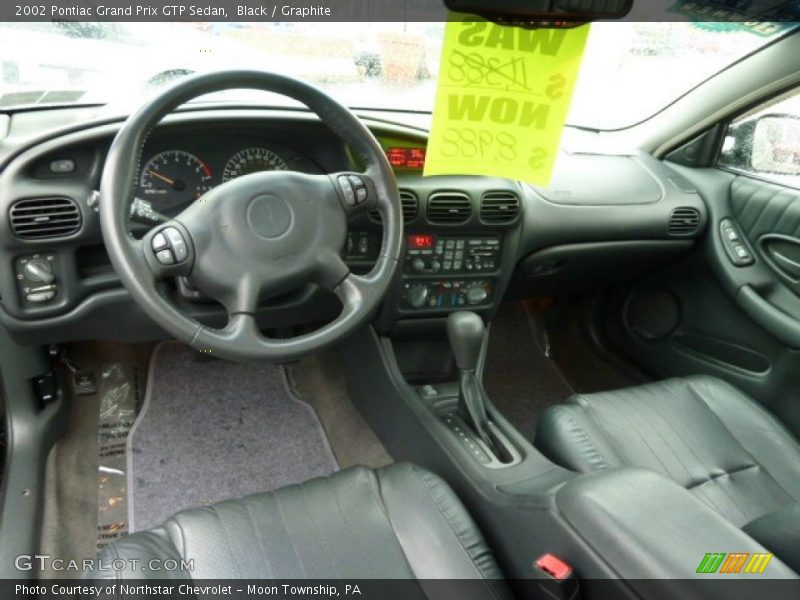 Black / Graphite 2002 Pontiac Grand Prix GTP Sedan