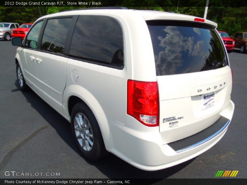 Stone White / Black 2012 Dodge Grand Caravan R/T