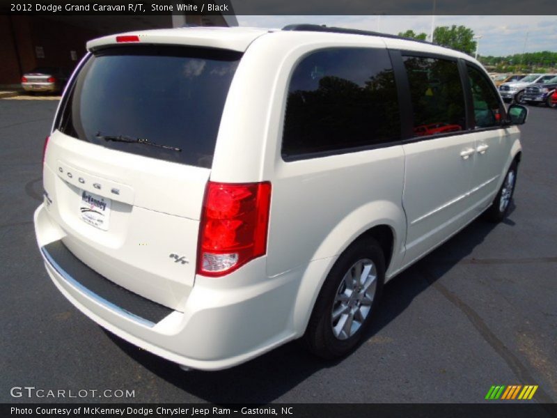 Stone White / Black 2012 Dodge Grand Caravan R/T