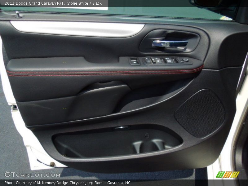 Stone White / Black 2012 Dodge Grand Caravan R/T
