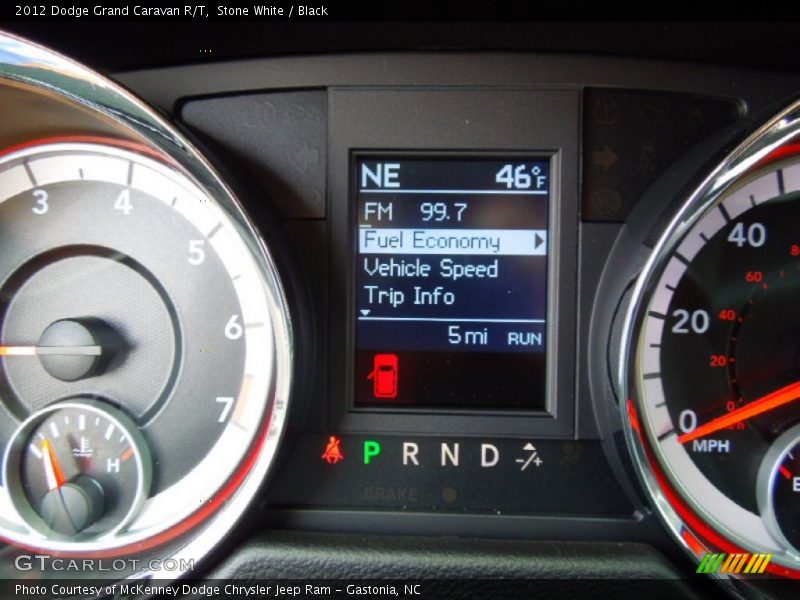 Stone White / Black 2012 Dodge Grand Caravan R/T