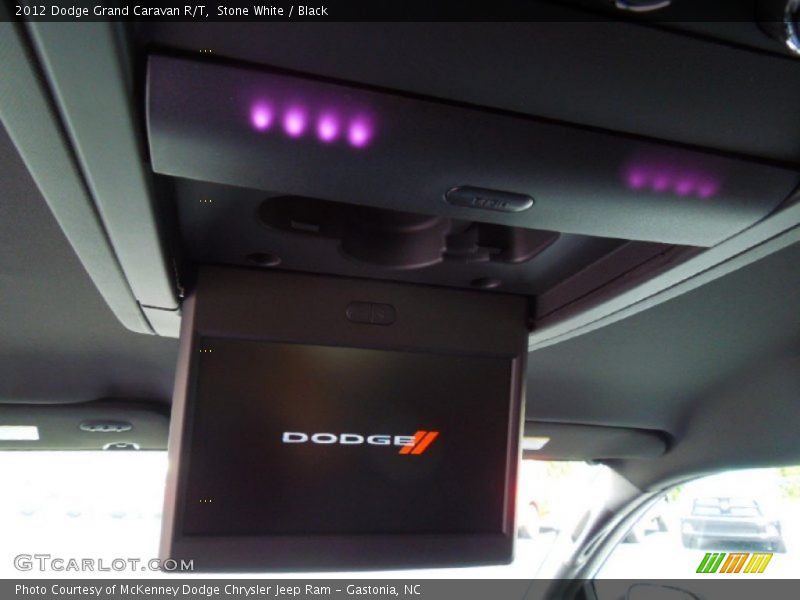 Stone White / Black 2012 Dodge Grand Caravan R/T