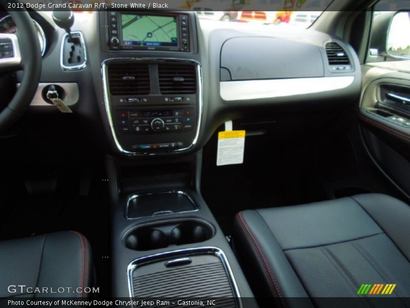 Stone White / Black 2012 Dodge Grand Caravan R/T