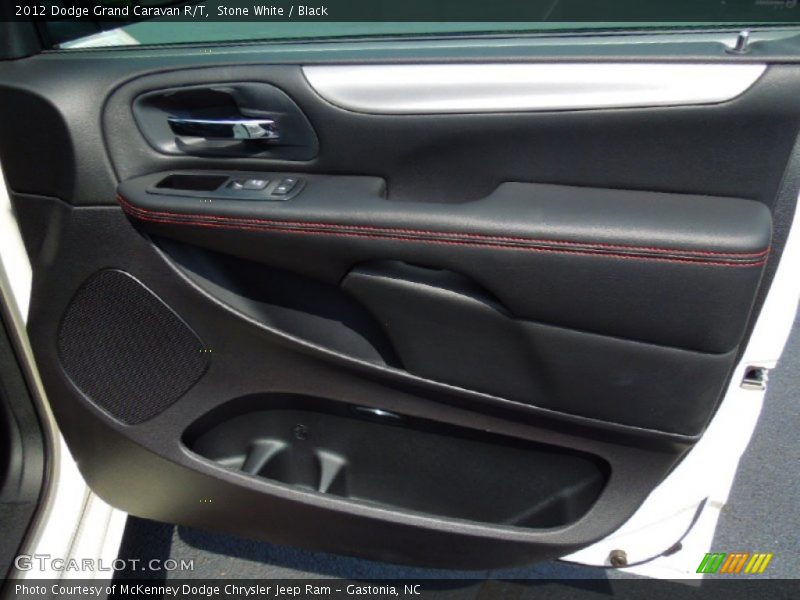 Stone White / Black 2012 Dodge Grand Caravan R/T