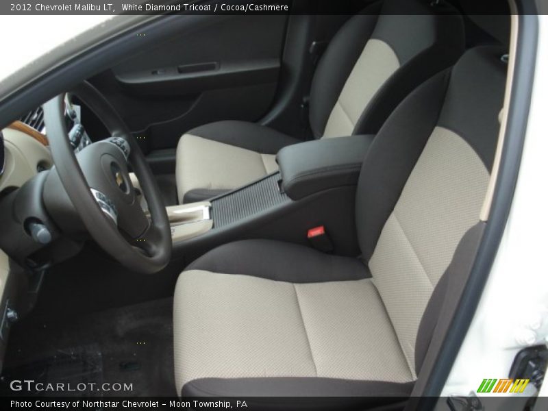 White Diamond Tricoat / Cocoa/Cashmere 2012 Chevrolet Malibu LT
