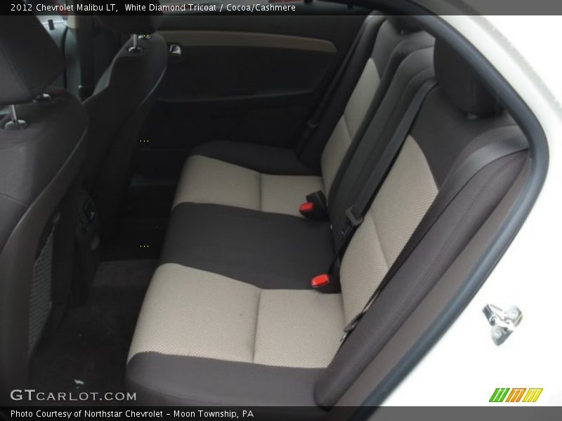 White Diamond Tricoat / Cocoa/Cashmere 2012 Chevrolet Malibu LT