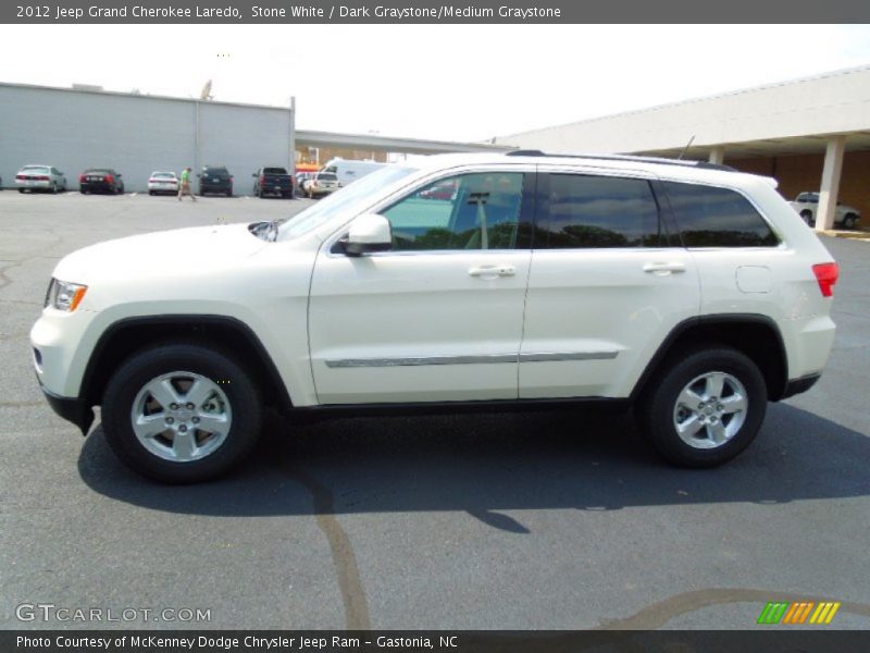 Stone White / Dark Graystone/Medium Graystone 2012 Jeep Grand Cherokee Laredo