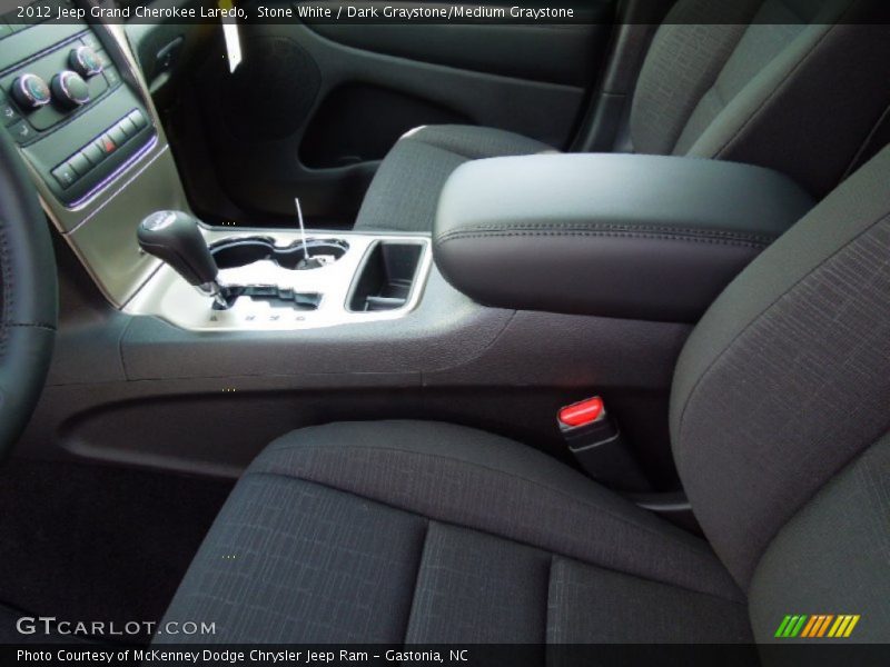 Stone White / Dark Graystone/Medium Graystone 2012 Jeep Grand Cherokee Laredo