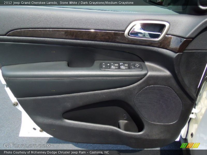 Stone White / Dark Graystone/Medium Graystone 2012 Jeep Grand Cherokee Laredo