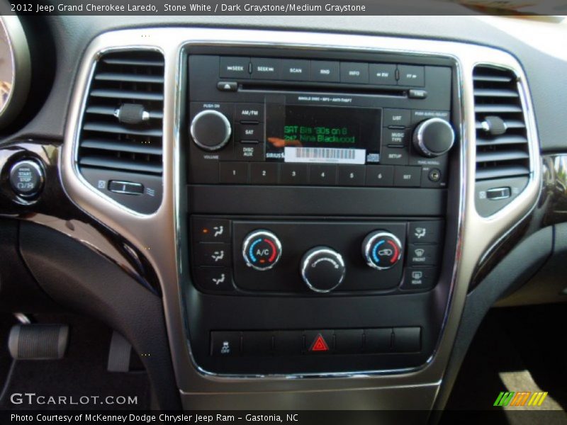 Stone White / Dark Graystone/Medium Graystone 2012 Jeep Grand Cherokee Laredo