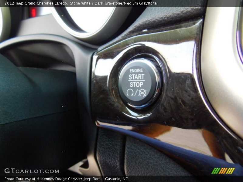 Stone White / Dark Graystone/Medium Graystone 2012 Jeep Grand Cherokee Laredo