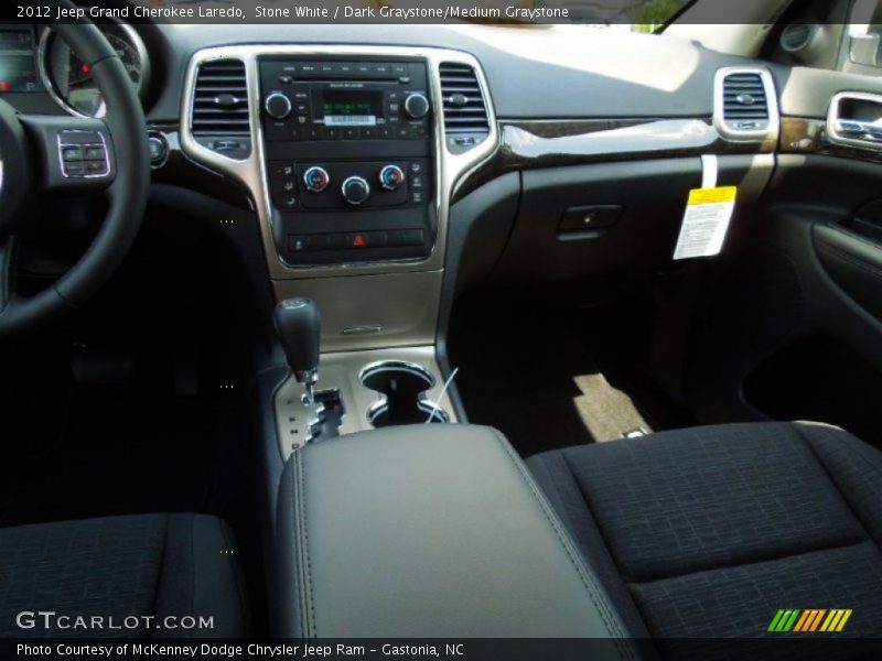 Stone White / Dark Graystone/Medium Graystone 2012 Jeep Grand Cherokee Laredo