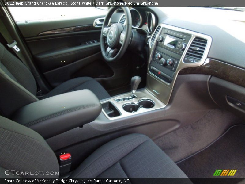 Stone White / Dark Graystone/Medium Graystone 2012 Jeep Grand Cherokee Laredo