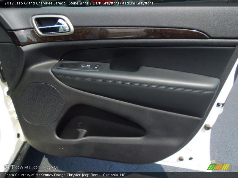Stone White / Dark Graystone/Medium Graystone 2012 Jeep Grand Cherokee Laredo