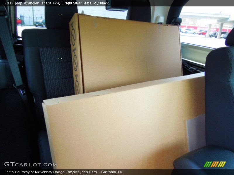 Bright Silver Metallic / Black 2012 Jeep Wrangler Sahara 4x4