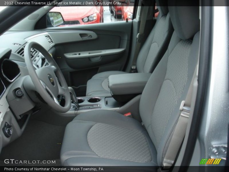 Silver Ice Metallic / Dark Gray/Light Gray 2012 Chevrolet Traverse LS