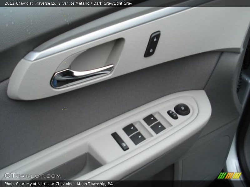 Silver Ice Metallic / Dark Gray/Light Gray 2012 Chevrolet Traverse LS