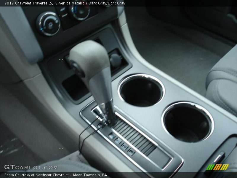 Silver Ice Metallic / Dark Gray/Light Gray 2012 Chevrolet Traverse LS