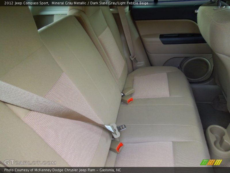 Mineral Gray Metallic / Dark Slate Gray/Light Pebble Beige 2012 Jeep Compass Sport