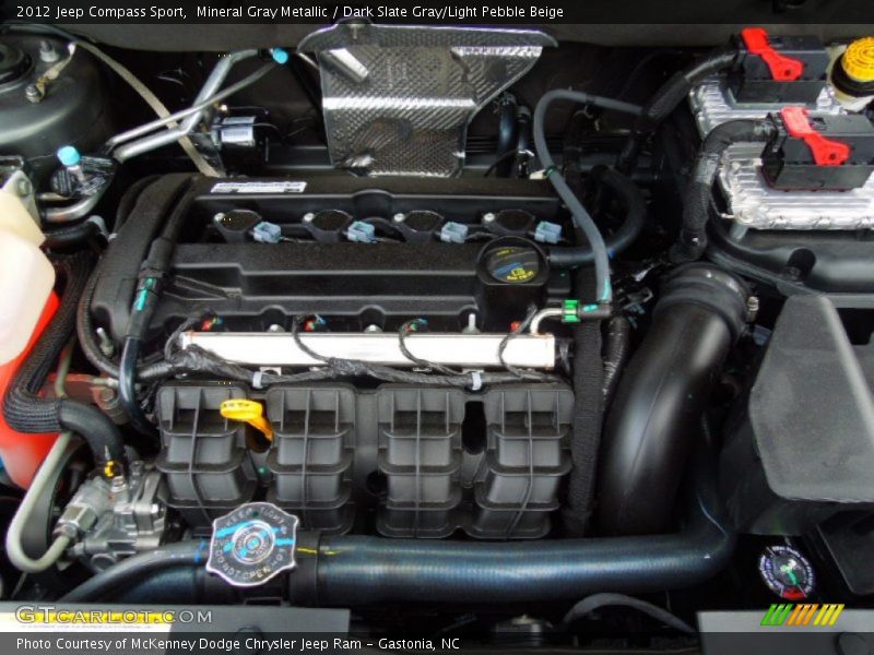 Mineral Gray Metallic / Dark Slate Gray/Light Pebble Beige 2012 Jeep Compass Sport