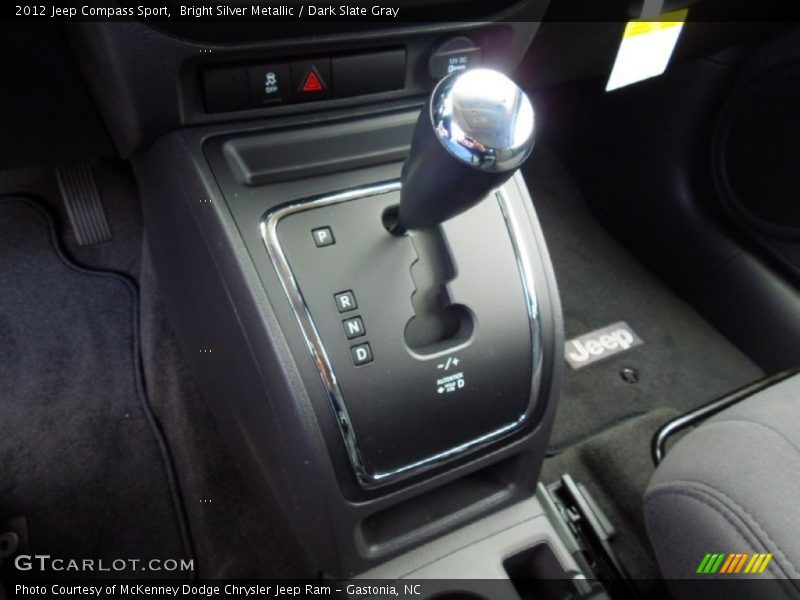 Bright Silver Metallic / Dark Slate Gray 2012 Jeep Compass Sport